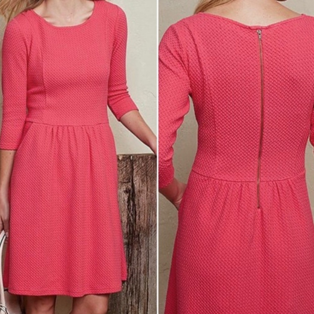 Matilda Jane Friends Forever Virginia A-Line Fit And Flare Textured Dress Size S - Picture 3 of 16